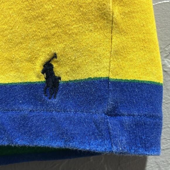 ☀️🏝️ POLO RALPH LAUREN Men's 8 Inch Striped Spa Cotton Terry Shorts Size Lg -EU - Picture 3 of 10